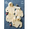 King Cole Knitting Pattern Sweaters and Jackets Knitted in Big Value Aran 2906