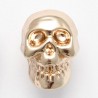 Metallic Skull Skeleton Metal Look ABS Button 13mm Shank Novelty