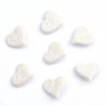 Frosted Hearts with Swirl Button 20mm Shank Plastic Novelty