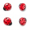 Ladybirds Ladybugs Button Shank Plastic Novelty Various Sizes