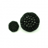 Black Diamond Flower Head Plastic Buttons