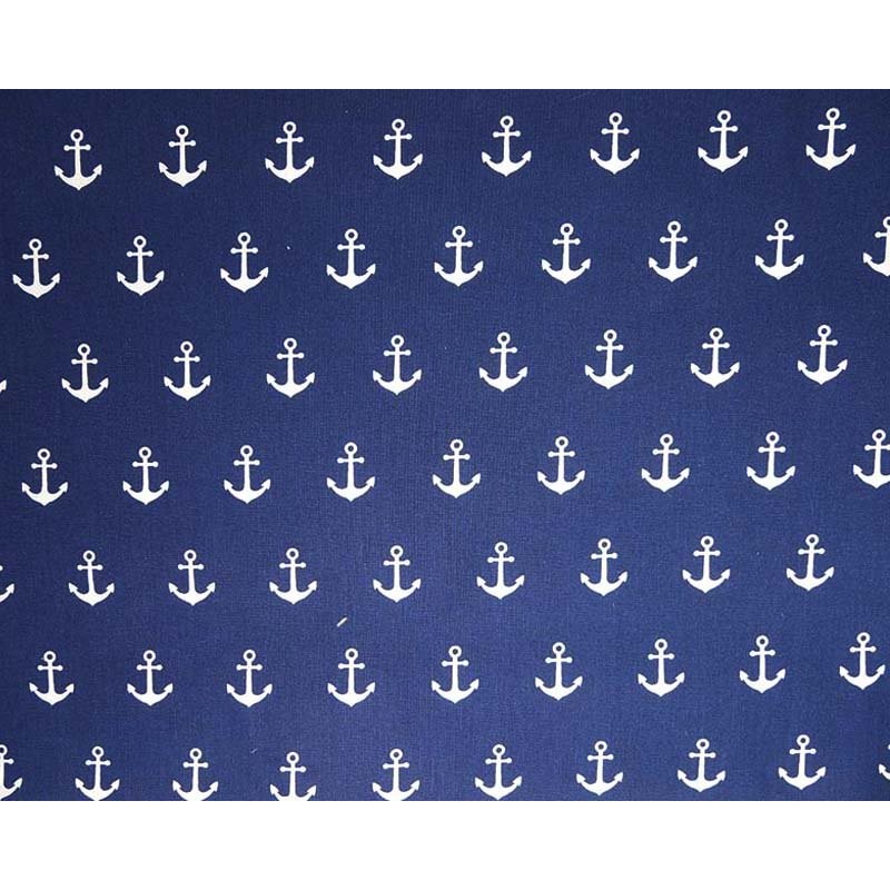 100% Cotton Fabric Floral Anchors Nautical Sailors Sailing