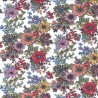 100% Cotton Poplin Fabric Rose & Hubble Potter Lane Large Blooming Floral Flowers Colourful