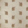 Cotton Rich Linen Look Fabric Digital Deer Forest Grass Upholstery Cushion Panel