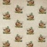 Cotton Rich Linen Look Fabric Digital Mallard Ducks Bird Upholstery Panel