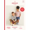 Sirdar Knitting Pattern 2536 Child's Sweatshirt Jumper in Snuggly Replay