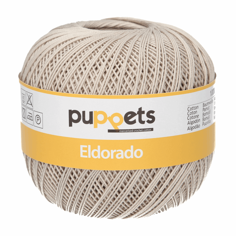 Puppets Eldorado No.12 100 Cotton Crochet / Knitting Yarn Thread 50g Ball