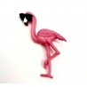 Cool Flamingo Wearing Sunglasses Button 45mm x 30mm Plastic Shank Novelty