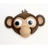 Googly Wobbly Eyes Monkey Button 25mm x 35mm Plastic Shank Novelty