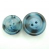 Blue Marble Chunky Acrylic Plastic Buttons