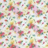 100% Cotton Fabric Sewing Machine Accessories Floral Flower 140cm Wide Crafty