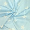 100% Cotton Fabric Large Stars Star 140cm Wide Crafty