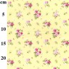 100% Cotton Poplin Fabric Rose & Hubble Sponge Lane Roses Floral Flowers