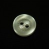 Mini Pale Daisy Dish 13mm Acrylic Plastic Buttons