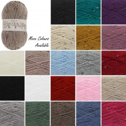 King Cole Big Value Aran Wool Yarn 100% Premium Acrylic Weight 100g