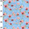 100% Cotton Poplin Fabric Rose & Hubble Purcell Place Daisy Floral Flowers