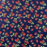 100% Cotton Poplin Fabric Rose & Hubble Strawberries Polka Dots Strawberry