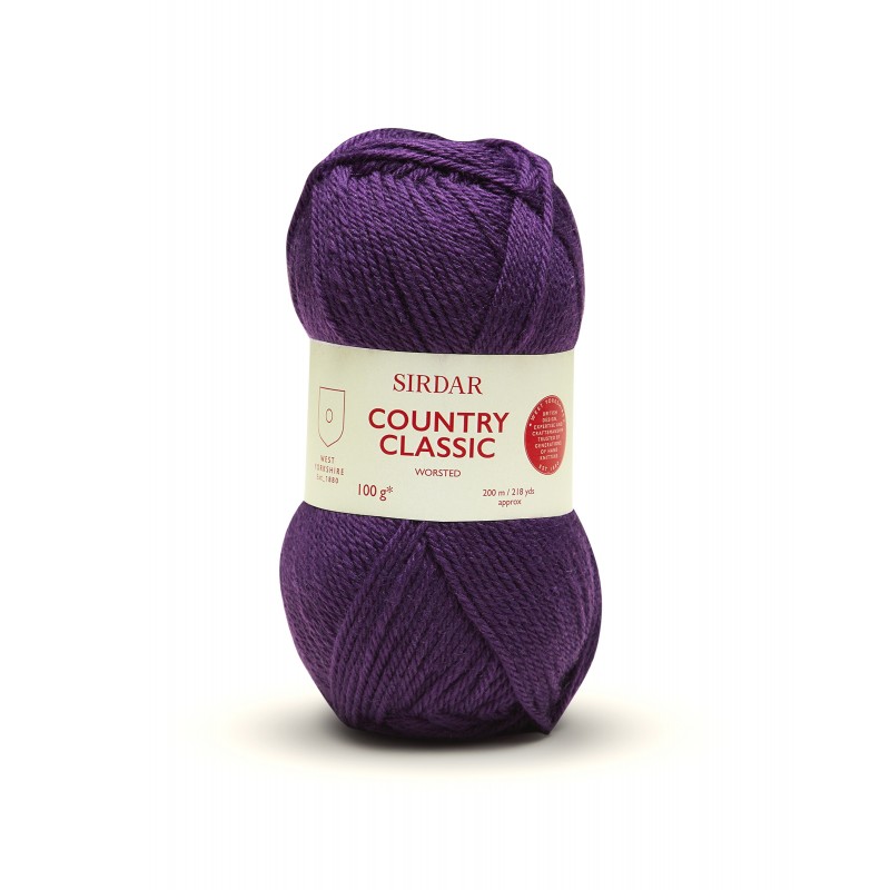 Sirdar 100g Country Classic Worsted Knitting Crochet Yarn Ball Wool