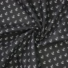 100% Cotton Poplin Fabric Ditsy Mini Anchors Nautical Sailing 150cm Wide