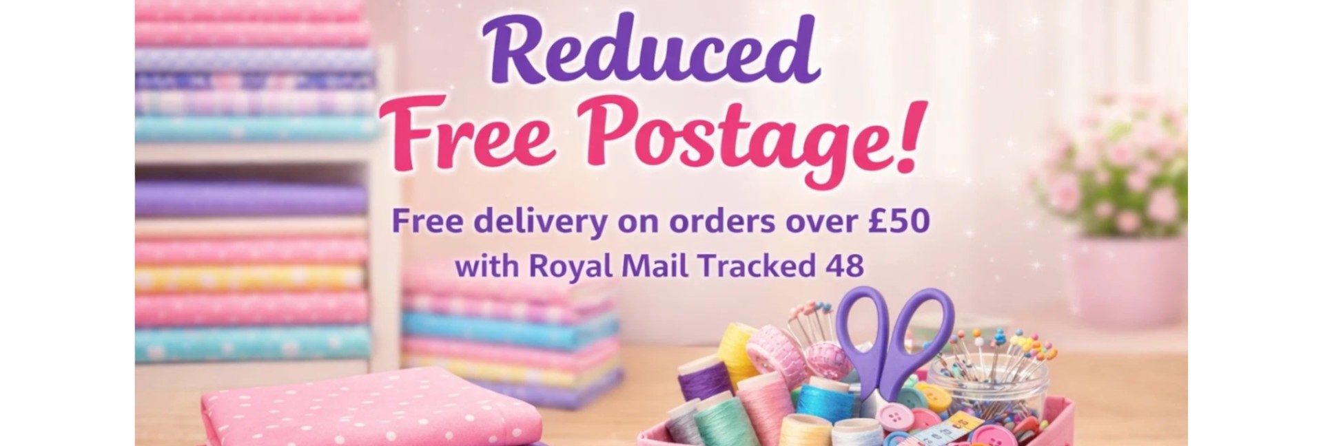 Free Postage 48 £50